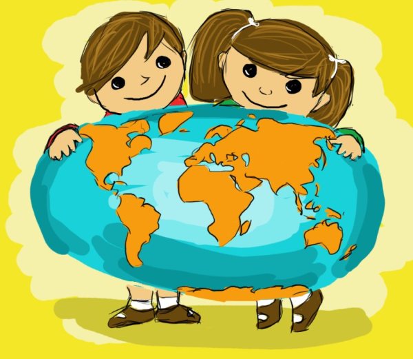 Мир на планете счастливы дети