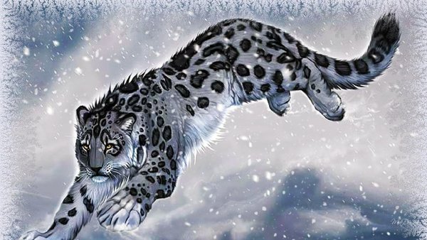 Коты Воители снежный Барс