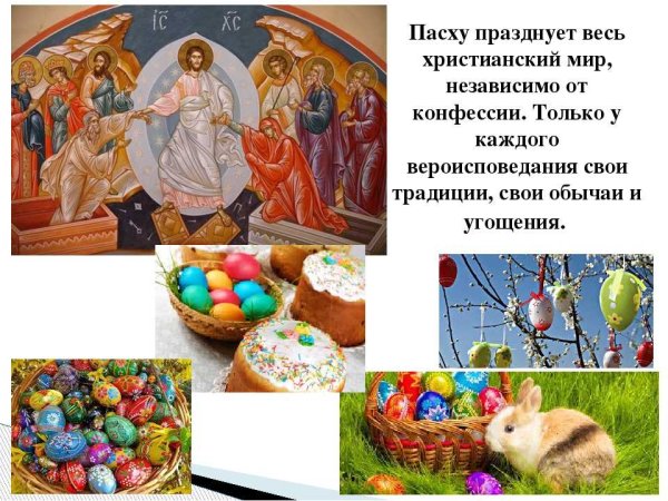 Народные праздники Пасха