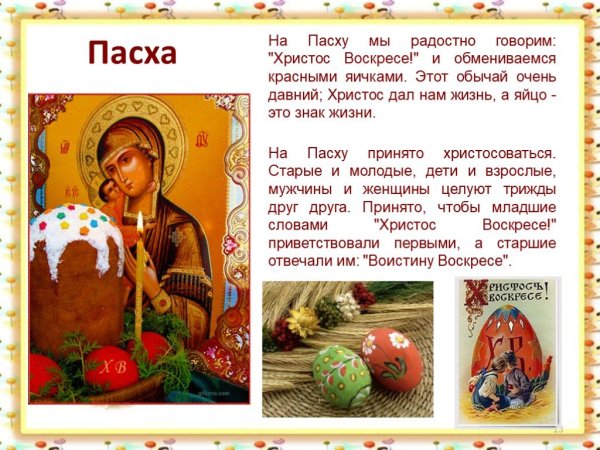 Пасха это кратко