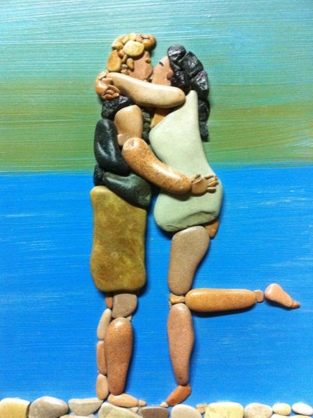 Стефано Фурлани шедевры из морских камней