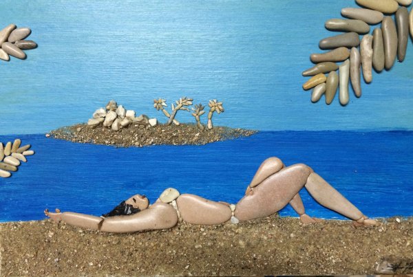 Стефано Фурлани шедевры из морских камней