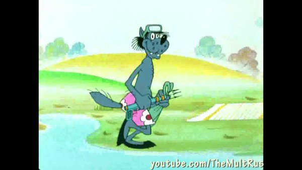 Ну погоди 1 выпуск в городе и на пляже 1969 г.