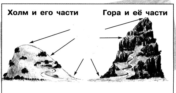 Части холма