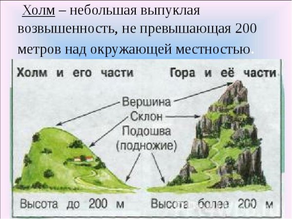 Описание холма