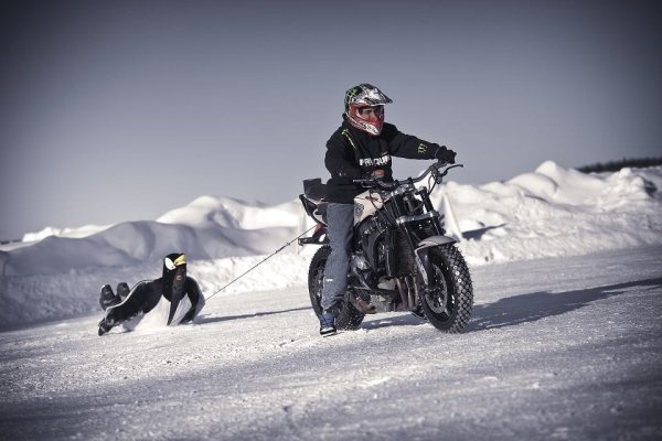 Байкеры зимой