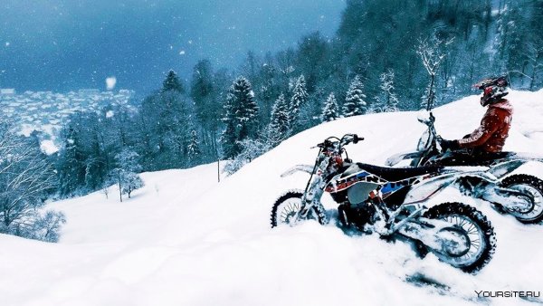 Эндуро мотоциклы зима