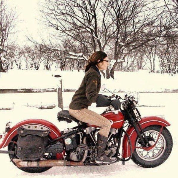 Байкеры зимой