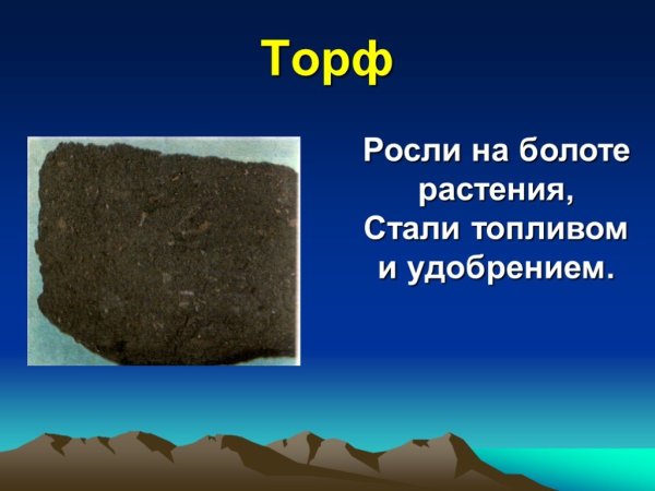 Торф презентация