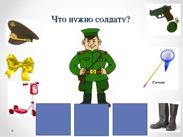 Военные профессии для детей дошкольного возраста