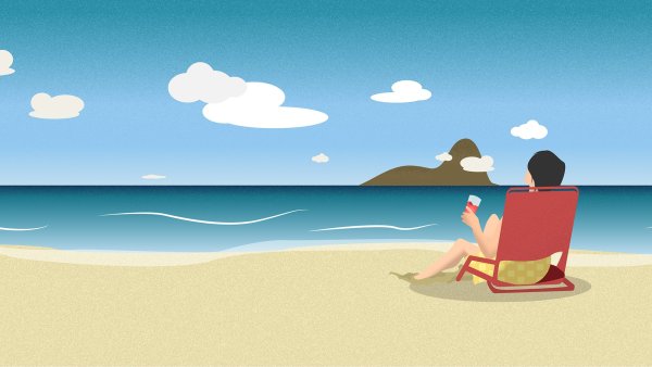 Векторный пляж