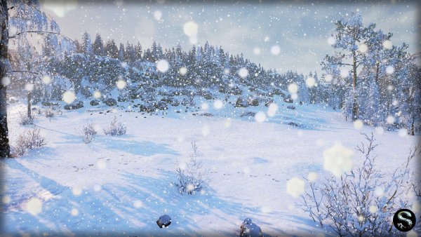 Сказочный зимний лес для детей