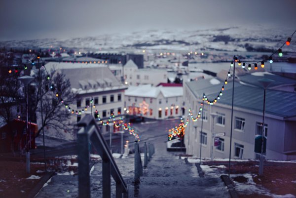 Снежный город