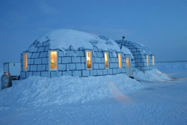 Иглу дом эскимоса