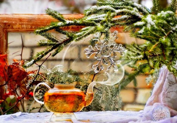 Снежное утро