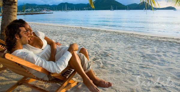 Парень и девушка на отдыхе