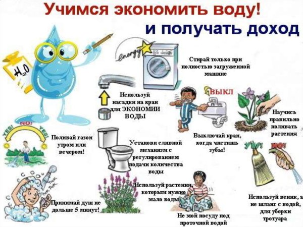 Экономить воду