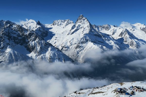 Горы Домбай панорама
