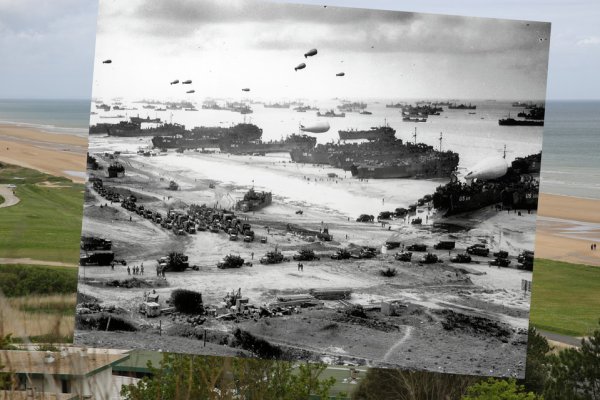 Пляж Омаха Бич Нормандия