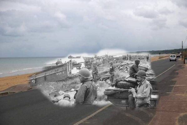 Пляж Омаха Нормандия сейчас