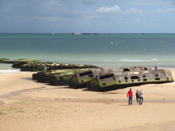 Пляж Омаха Нормандия сейчас