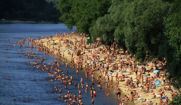 Река СОЖ Гомель пляж