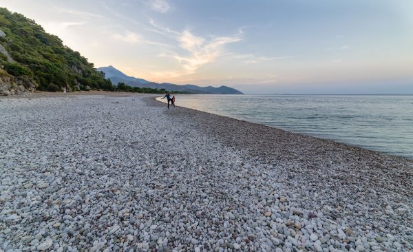 Галечный пляж Ореанда