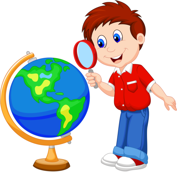 Ученик с глобусом