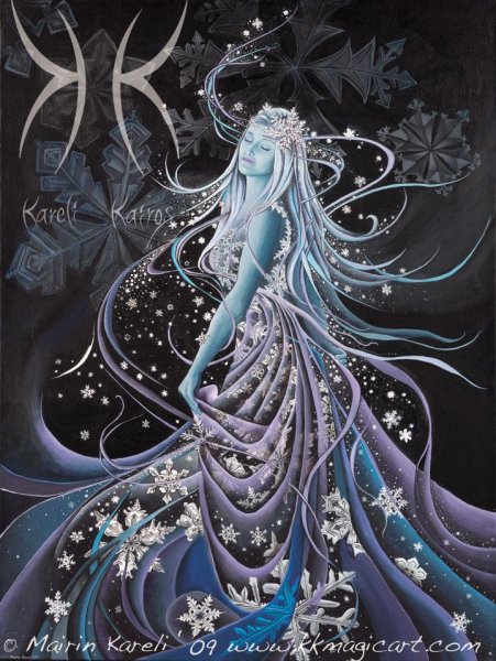 Лицо снежной королевы