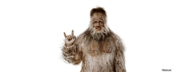 Прикольный снежный человек