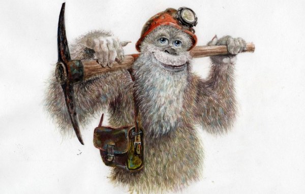 Йети Кузбасс иллюстрация