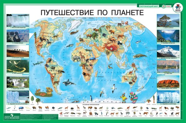 Путешествие по планете 2 класс окружающий мир