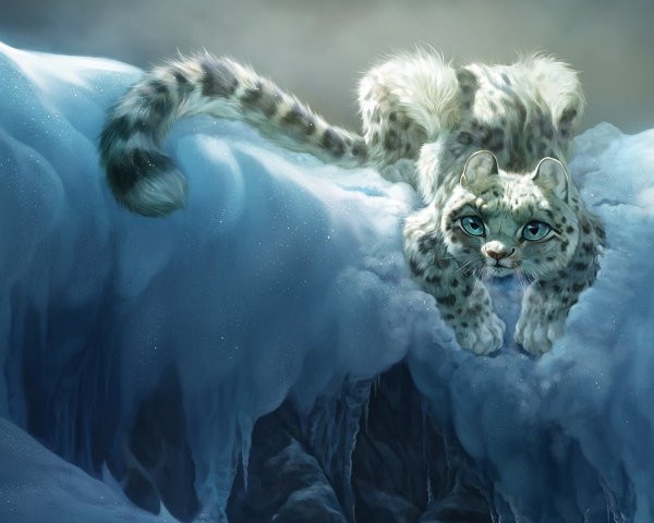 Коты Воители снежный Барс
