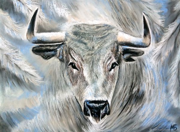 Бык картина