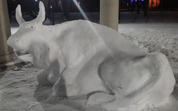 Крылов снежный бык