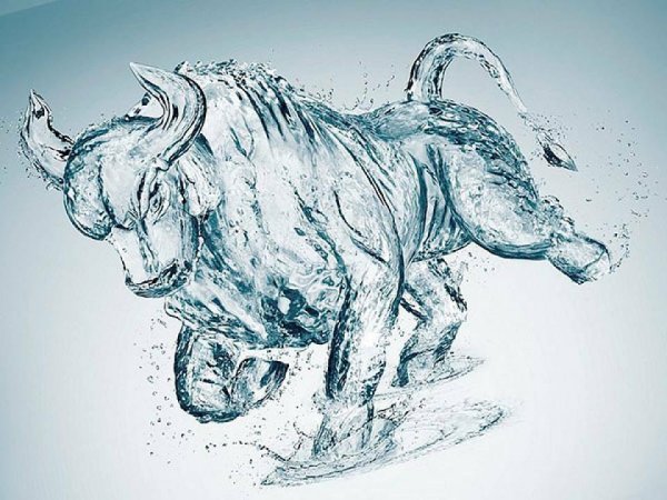 Бегущий бык рисунок