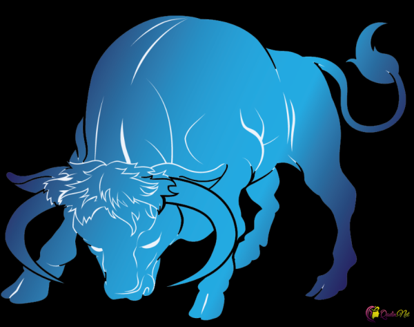 Синий бык символ