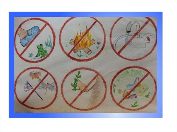 Рисование экологических знаков