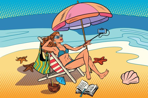 Поп арт пляж