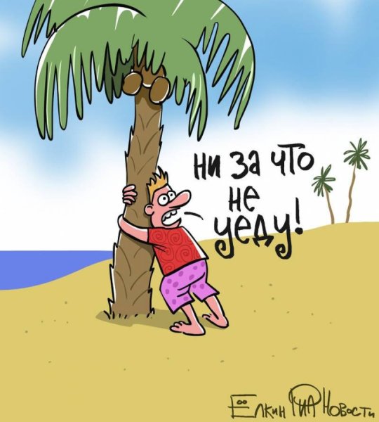 Карикатуры на отдыхающих