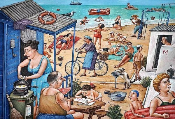 Путешествие в СССР картины художницы Анжелы Джерих