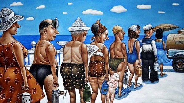 Путешествие в СССР картины художницы Анжелы Джерих