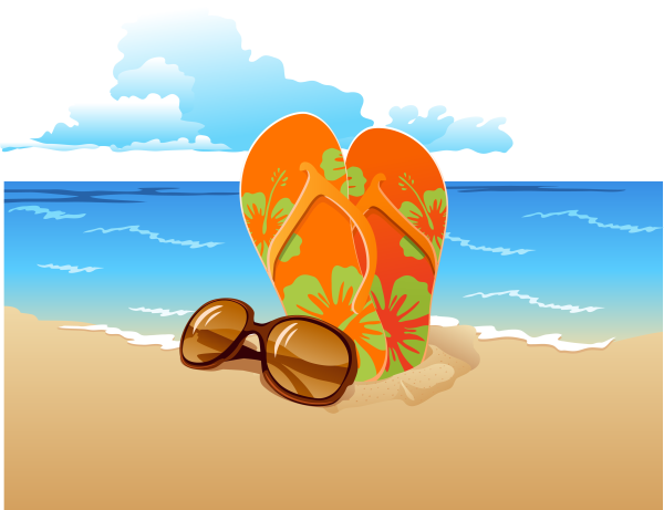 Пляж вектор