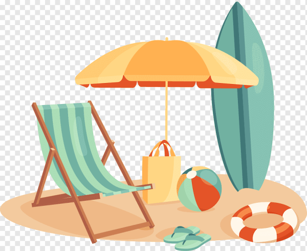 Пляж Векторная иллюстрация