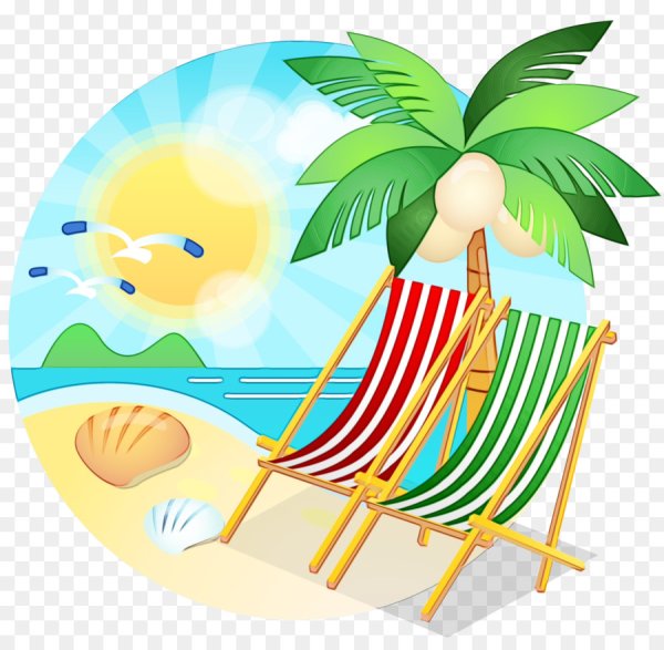 Пляж Векторная иллюстрация