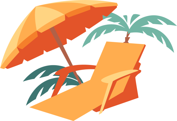 Значок пляж