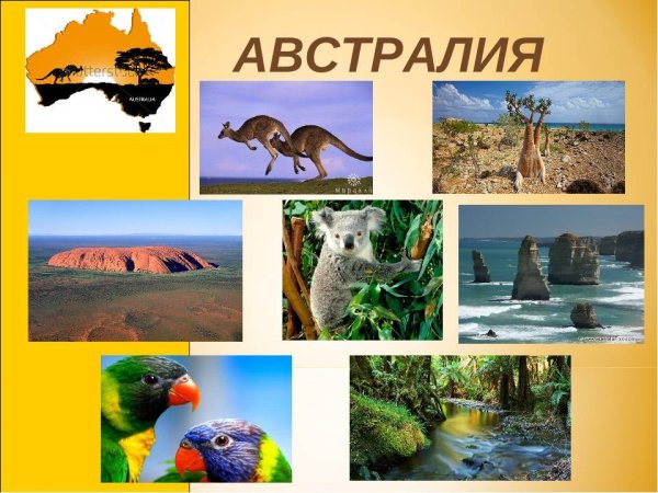 Австралия неживая природа