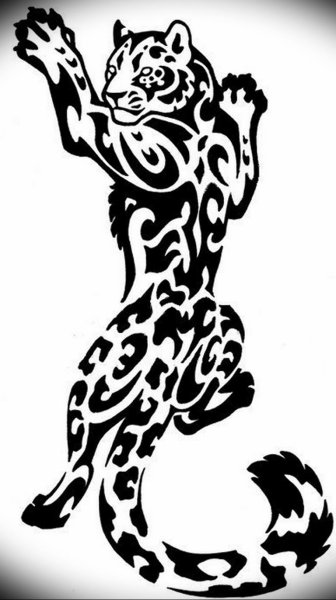 Аланский Барс тату