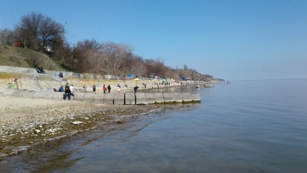 Приморский парк Таганрог пляж