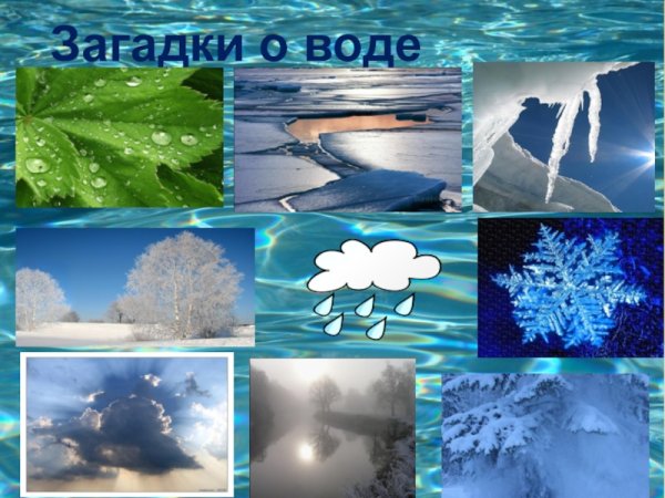 Загадки про состояния воды